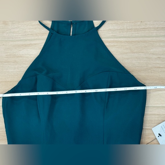 Lulus Halter Neck Maxi Dress NWT Size Small Fully Lined - Picture 4 of 11